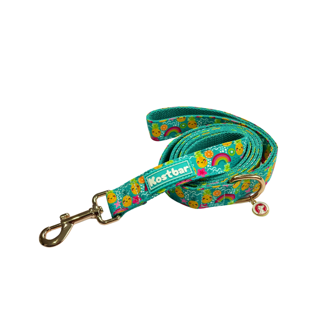 Pineapple Bliss Cotton Fabric Leash