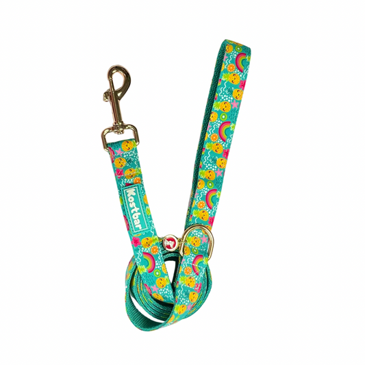 Pineapple Bliss Cotton Fabric Leash