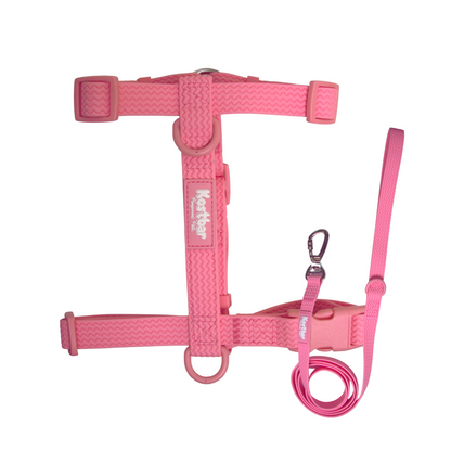 All-Weather PVC Harness & Leash Bundle